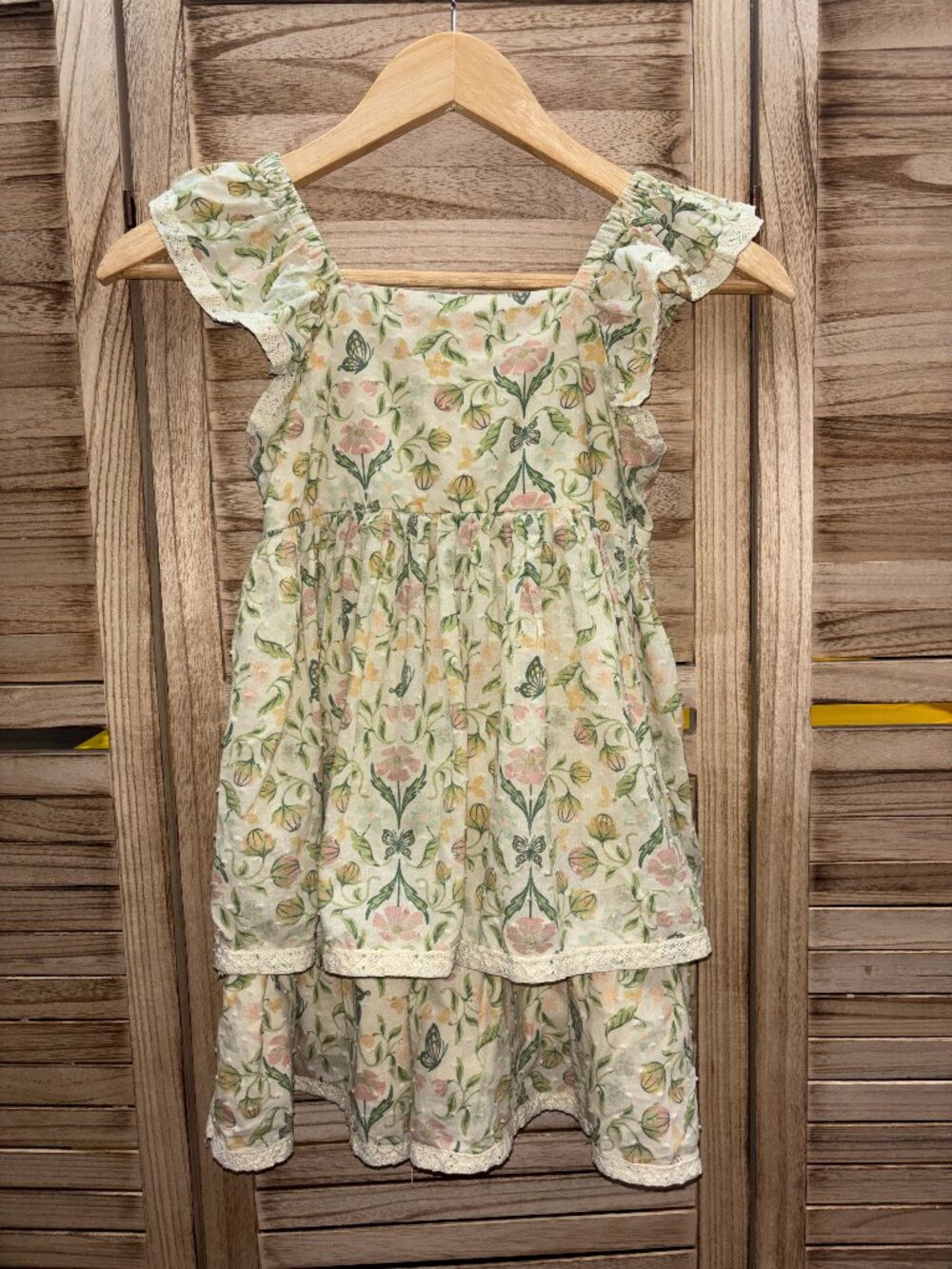 Cupcakes and Cashmere Girls Floral Tiered Dress 7